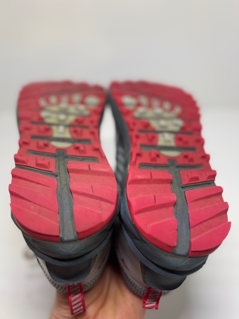 Altra Lone Peak Trail Running Shoes Women’s 9.5 Gray Orange Zero Drop Hiking Com - Picture 10 of 13